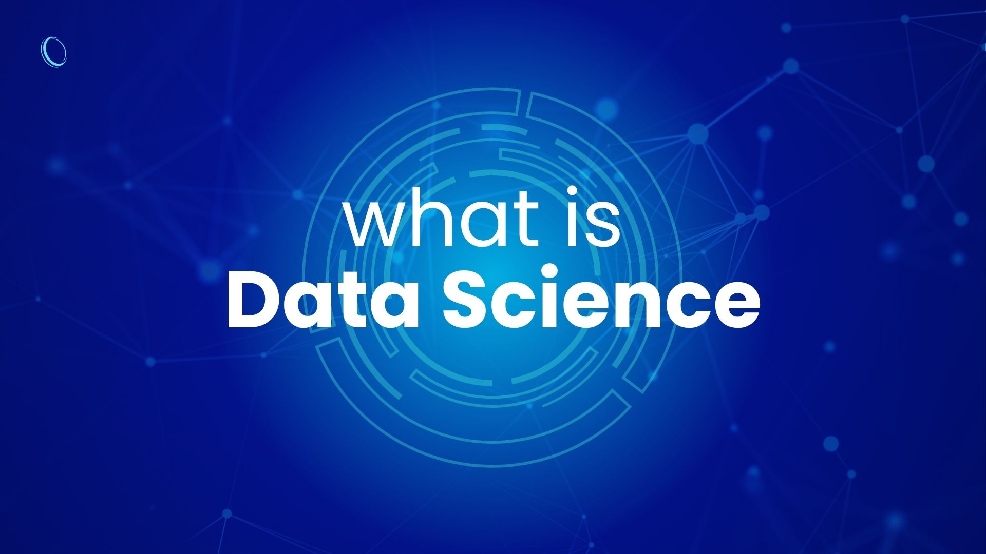 Blue and White Modern Data Analysis Presentation Data science