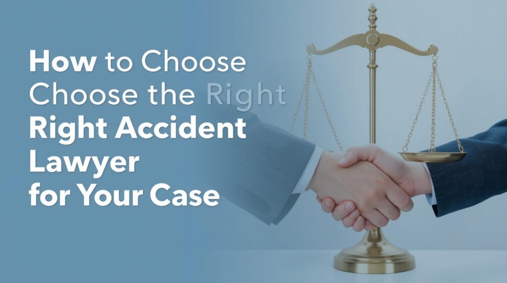 How to Choose the Right Accident Lawyer for Your Case