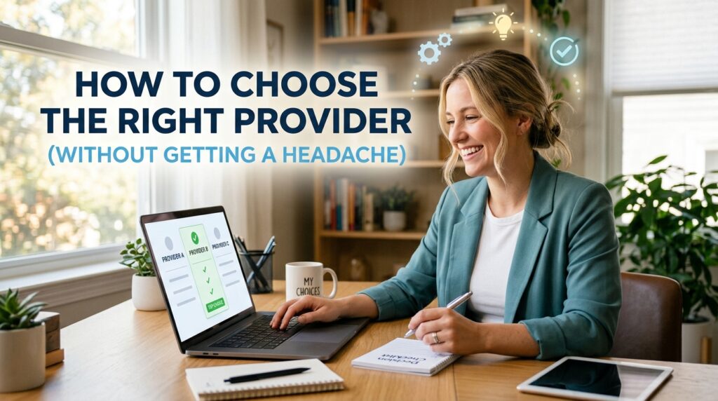 How to Choose the Right Provider (Without Getting a Headache)