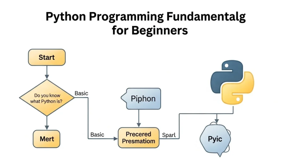 Python programming for beginners fundamentals flowchart
