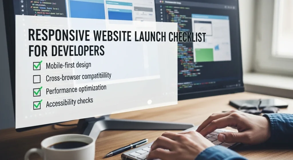 Responsive website launch checklist for developers
