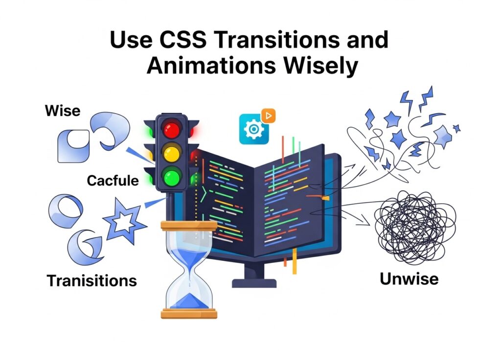Use CSS Transitions and Animations Wisely