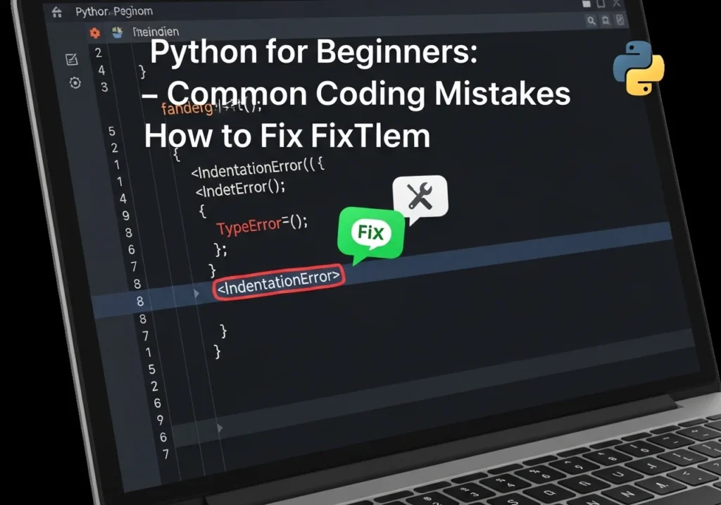 Python for beginners common coding mistakes and how to fix them