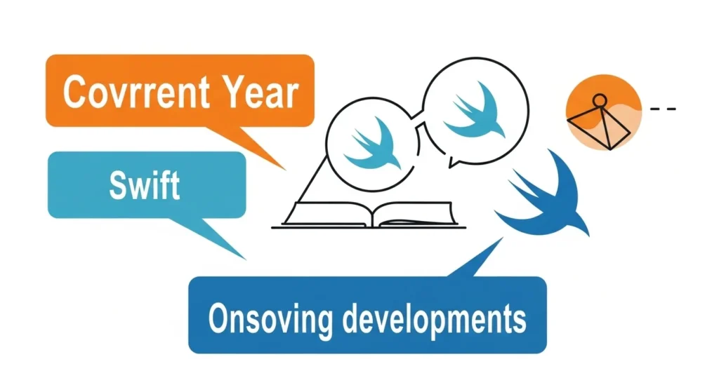 What is Swift programming language — timeline and
key milestones infographic