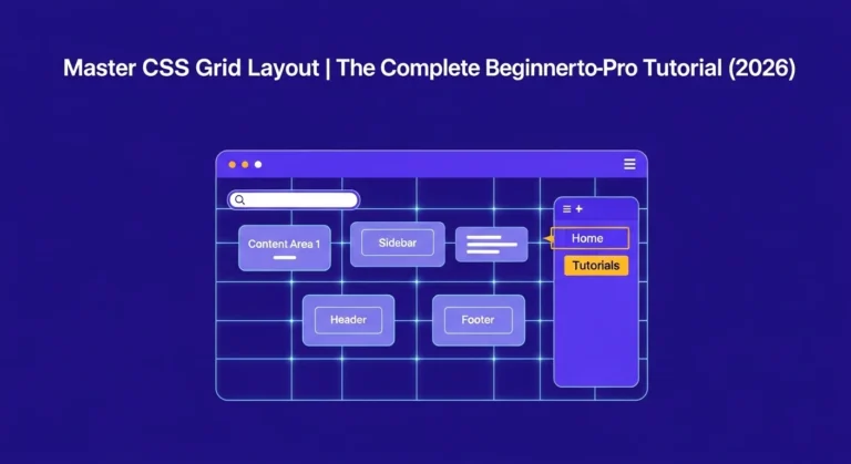 Master CSS Grid Layout | The Complete Beginner-to-Pro Tutorial (2026)