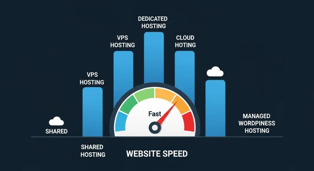 Web hosting comparison for website speed optimization