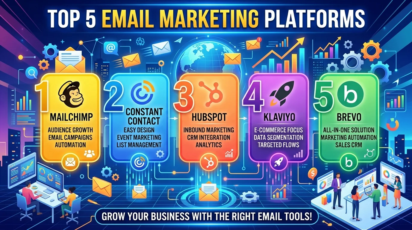 Top 5 Email Marketing PlateForm