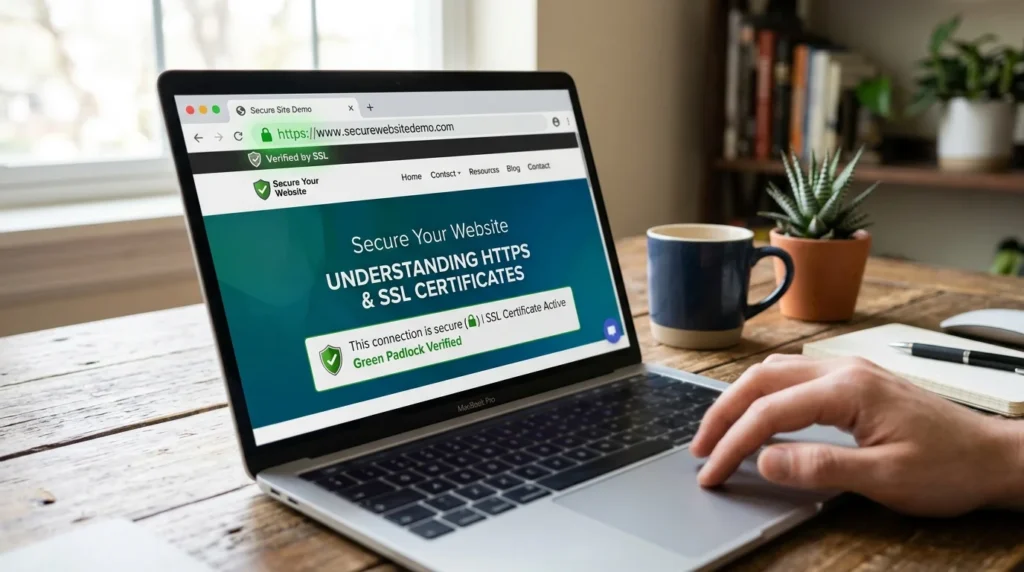 Use HTTPS and SSL certificates.