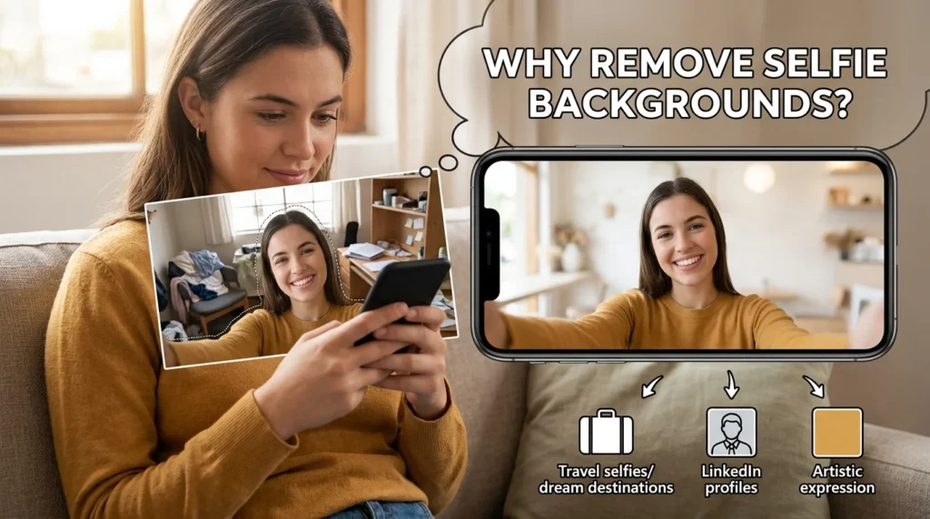 Why People Remove Backgrounds from Selfies
