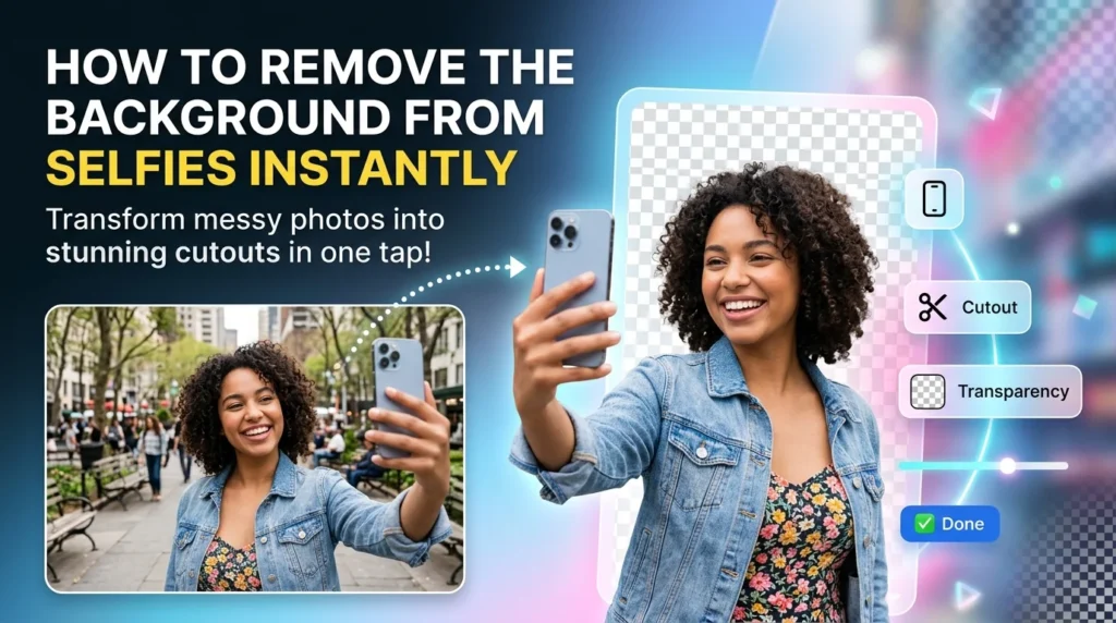 How to Remove the Background from the selfies Instantly