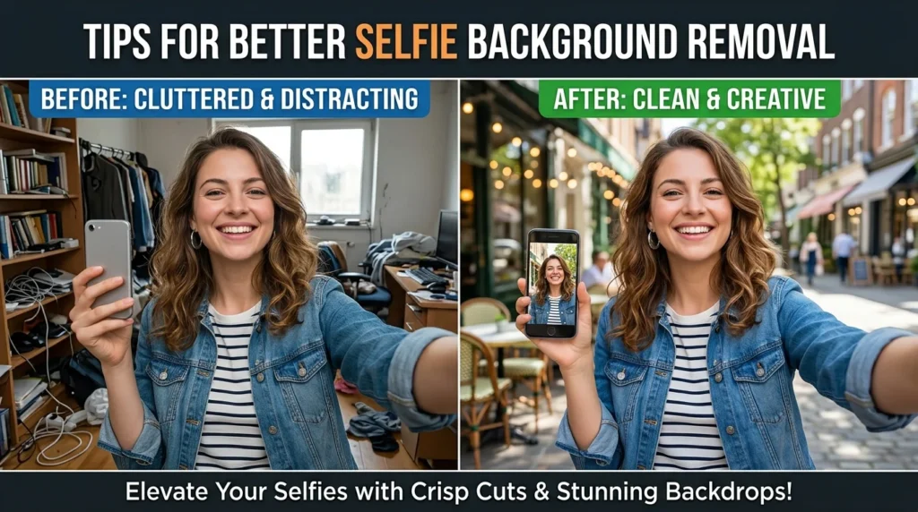 Tips for Better Selfie Background Removal:
