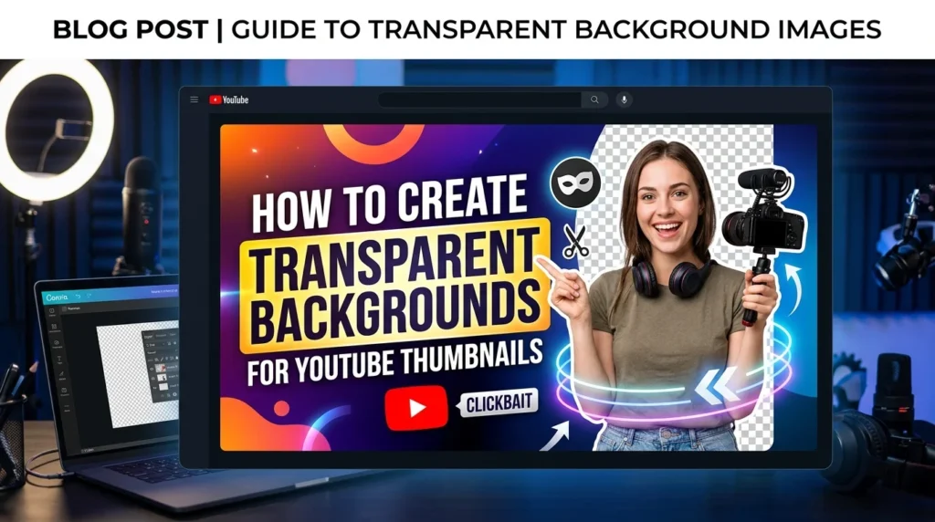 Transparent Background Images for YouTube Thumbnails
